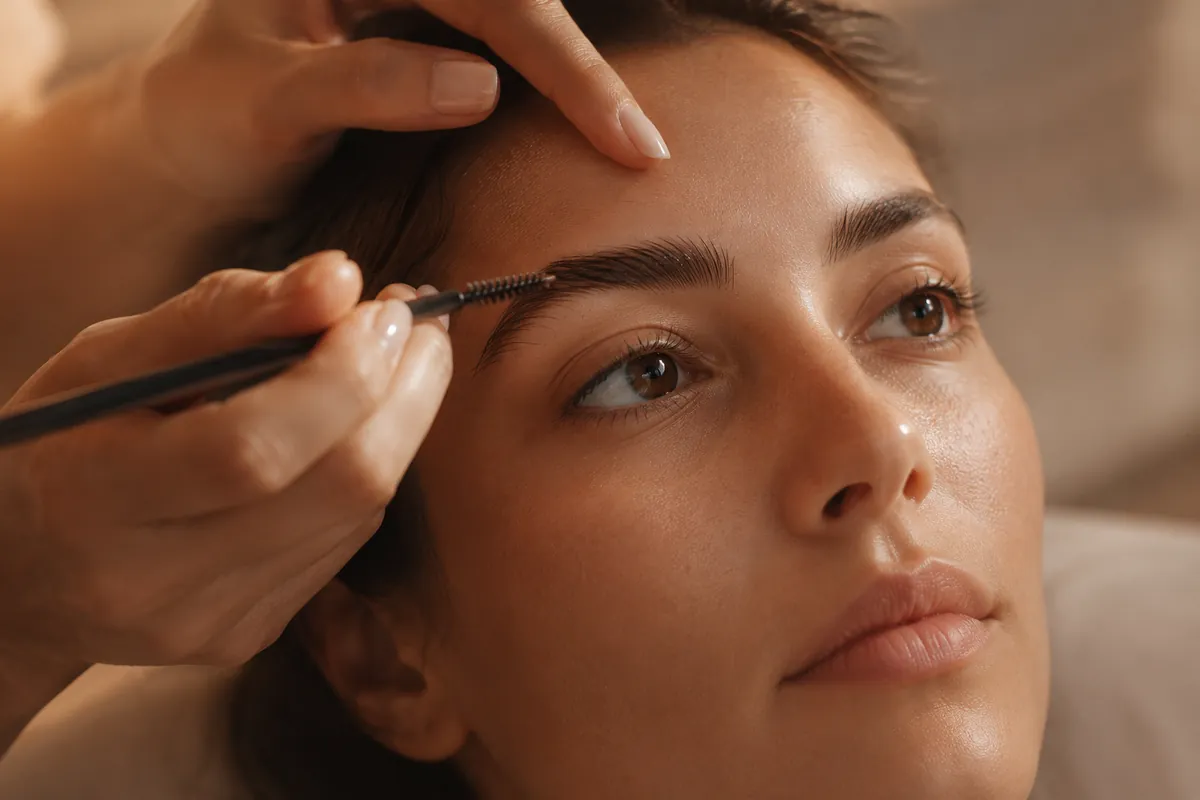 Diseño personalizado de cejas en Aura Beauty Lab